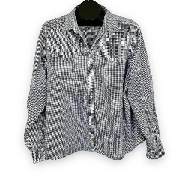 VTG Levi Strauss Button Down Shirt Checkered 42 Pearl Snap Mens Collared 50's - Picture 1 of 13
